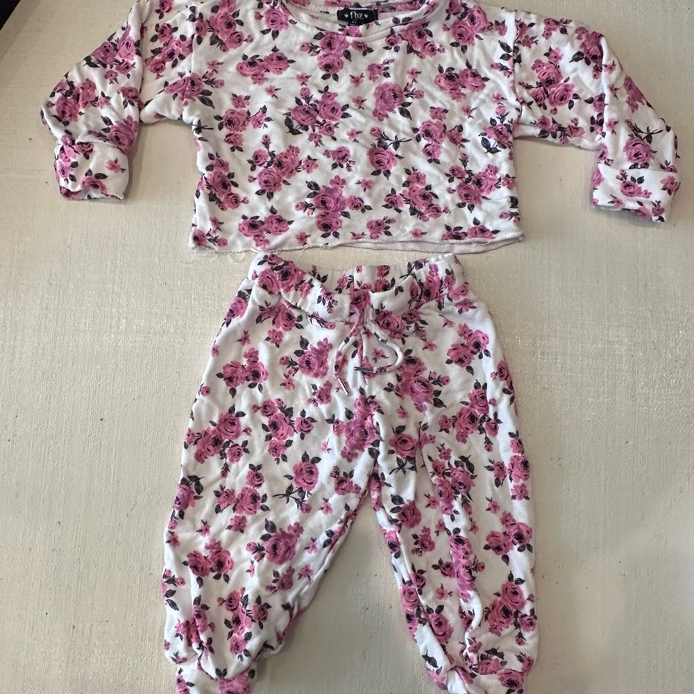 Flowers by Zoe Pink Floral Matching Set